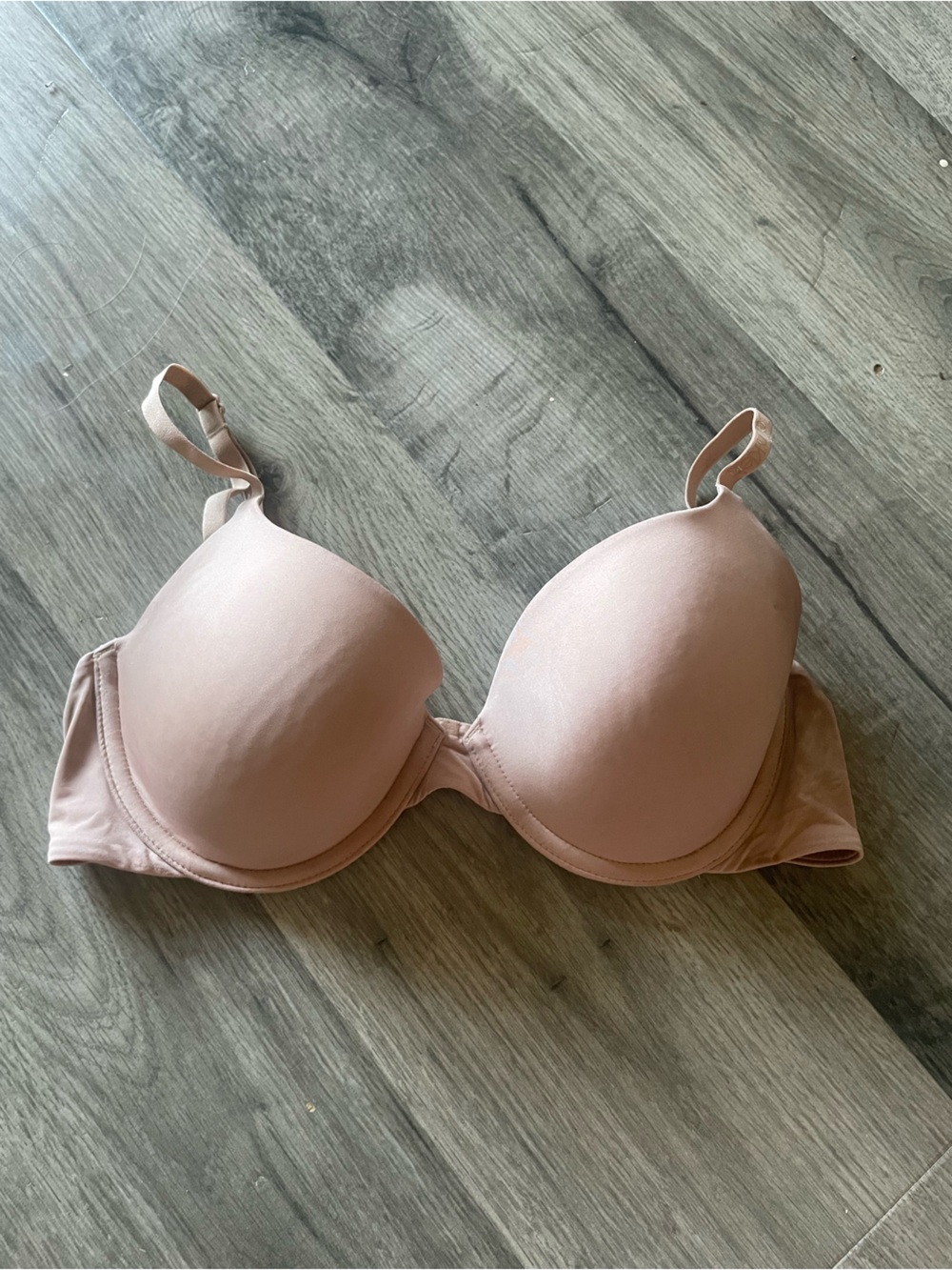 Calvin Klein Nude Pink Molded T-Shirt Bra
